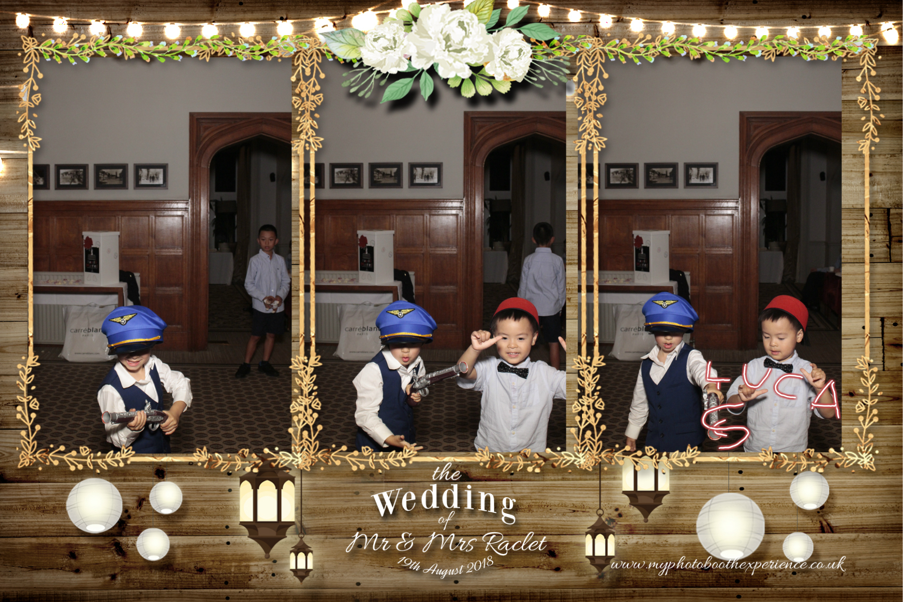 Mr & Mrs Raclet | View more photos from the event at gallery.myphotoboothexperience.co.uk/u/MyPhotoBoothExperienceLtd/Mr-Mrs-Raclet